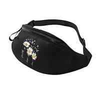 Marsupi Sportivi Faith Hope Love Flower Dog Multiuso Marsupi Portasoldi Leggero Borsa Da Cintura Per Fitness Jogging Viaggio 14X35Cm