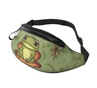 Marsupi Sportivi Frogs And Mushrooms Moderno Tattico Marsupi Casual Waist Bag Per Passeggiate Camminata Viaggio 14X35Cm