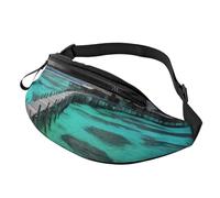 Marsupi Sportivi Maldives Scenery Elegante Marsupi A Tracolla Resistente Borsello Da Cintura Per All'Aperto Camminata Donna 14X35Cm