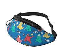 Marsupi Sportivi Yoga Sloth Various Poses, Marsupi Tattica Militare Multifunzione Borsa A Vita Casual Marsupi Per Sportivo Trekking Sport