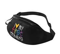 Marsupi Sportivo First Grade Teacher Love Moderno Marsupi Tattica Militare Moda Waist Bag Per Trekking Jogging Passeggiate 14X35Cm