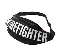 Marsupi Sportivo Pratico Borsello Da Cintura American Thin Red Line Flag Firefighter Black Multiuso Tattico Marsupi Per Sportivo Trekking Donna 14X35Cm