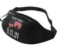 Marsupi Sportivo Remember 911 Never Forget Regolabile Tattico Marsupi Multiuso Borsa Da Cintura Per Fitness Sportivo Palestra 14X35Cm