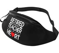 Marsupi Sportivo Retired Teacher 2024 Regolabile Marsupi A Tracolla Traspirante Fanny Pack Bag Per Camminata Donna All'Aperto 14X35Cm