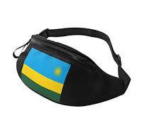 Marsupi Sportivo Rwanda Flag Resistente Tattico Marsupi Traspirante Borsello Da Cintura Per All'Aperto Uomo Viaggio 14X35Cm