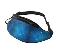 Marsupi Sportivo Starry Sky Galaxy Blue Leggero Marsupi Portasoldi Traspirante Waist Bag Per Uomo Camminata All'Aperto 14X35Cm