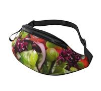 Marsupi Sportivo Various Salad Resistente Marsupi Portasoldi Moderno Waist Bag Per Passeggiate Fitness Palestra 14X35Cm