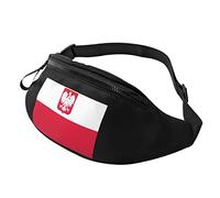 Marsupi Tattico Polish Flag And Eagle Multifunzione Marsupi Moto Pratico Borsello Da Cintura Per Attività Palestra Passeggiate 14X35Cm