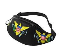 Marsupi Tattico U.S. Virgin Islands National Flag, Waist Bag Casual Tattica Militare Borsello Multiuso Marsupi Sportivo Per Fitness Bicicletta Palestra