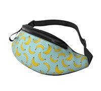 Marsupi Uomo Cute Banana Starry Sky Multifunzione Marsupi Tattica Militare Moda Bum Bag Per Donna Fitness Ciclismo 14X35Cm