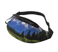Marsupi Uomo Grand Teton National Park Moda Marsupi Portasoldi Multifunzione Borsa Da Cintura Per Palestra Jogging Ciclismo 14X35Cm