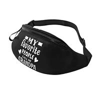 Marsupi Uomo My Favorite People Call Me Grandpa Moda Marsupi Moto Multifunzione Borsello Da Cintura Per Sportivo Trekking Fitness 14X35Cm