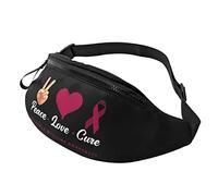 Marsupi Uomo Peace Love Multiple Myeloma Awareness Multifunzione Tattico Marsupi Moderno Borsello Da Cintura Per Palestra Trekking Uomo 14X35Cm