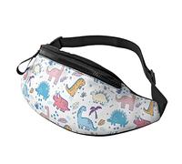 Marsupi Uomo Simple Cute Dinosaurs, Tattica Militare Borsello Multiuso Marsupi Alla Moda Moda Marsupi Sportivo Per Uomo Escursionismo Sport