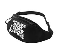 Marsupi Uomo World'S Best Farter, I Mean Father Multiuso Tattico Marsupi Multifunzione Borsello Da Cintura Per Ciclismo Palestra Escursionismo 14X35Cm