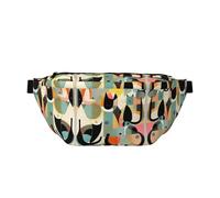 Marsupi versatili con gatti d'arte moderna di metà secolo, sportivo e unisex: una scelta perfetta per l'uso quotidiano e in viaggio