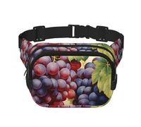 Marsupio a doppio strato, stile rustico, vintage, unisex, regolabile, per viaggi, escursionismo, corsa, ciclismo, festival