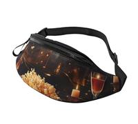 Marsupio a forma di pecora, unisex, alla moda, regolabile, per allenamento, corsa, viaggi, stile casual, Festa Notturna Film, One Size