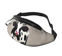 Marsupio a pois neri per uomo e donna, impermeabile, sportivo, alla moda, borsa a tracolla con tracolla regolabile, grande borsa a tracolla per viaggi ed escursioni