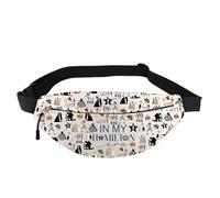 Marsupio a tema musicale ispirato al teatro drammatico, idea regalo per amanti del teatro, Hamilton Wb, Marsupio