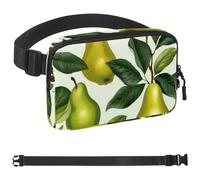 Marsupio a tracolla a forma di pera, regali per godersi sport, festival, allenamento, viaggi, corsa, casual, a mani libere, portafogli, marsupio per telefono, Multicolore 17, 1.5x9.0x5.9in/4x23x15cm