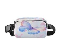Marsupio a tracolla alla moda marsupio con cinghia regolabile Dream Butterfly Cherry Blossom per allenamento, shopping, viaggi, escursionismo