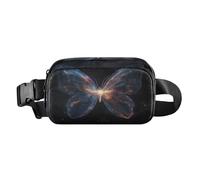 Marsupio a tracolla alla moda marsupio con cinghia regolabile Dream Dreamy Light Butterfly per allenamento, shopping, viaggi, escursionismo