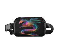 Marsupio a tracolla alla moda marsupio con cinghia regolabile Dream Rainbow Dragon Wings per allenamento, shopping, viaggi, escursionismo