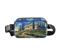 Marsupio a tracolla alla moda marsupio con cinghia regolabile genera un bel cielo stellato per allenamento, shopping, viaggi, escursionismo, Multi