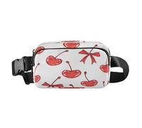Marsupio a tracolla, alla moda, marsupio con cinghia regolabile, nodo rosso sogno, per allenamento, shopping, viaggi, escursionismo