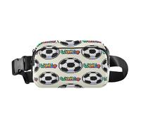 Marsupio a tracolla alla moda per piccoli uomini d'affari 2026 Mondiali di calcio pallone da calcio Croose borsa corpo con cinturino regolabile multiuso per viaggi vacanze corsa