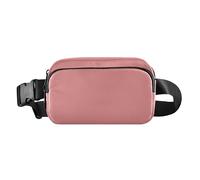 Marsupio a tracolla alla moda rosso anguria per donne e uomini, impermeabile, con cinghia regolabile, per viaggi, corsa, escursionismo, Rosso cocomero, 1 size