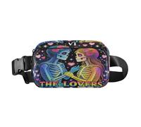 Marsupio a tracolla alla moda The Lovers Tarot Card Goth Kissing