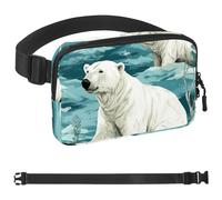 Marsupio a tracolla con balena, regali per godersi sport, festival, allenamento, viaggi, corsa, casual, a mani libere, portafogli, marsupio per telefono, Multicolore 16, 1.5x9.0x5.9in/4x23x15cm