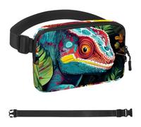 Marsupio a tracolla con ciliegia, idea regalo per godersi sport, festival, allenamento, viaggi, corsa, casual, a mani libere, portafogli, marsupio per telefono, Multicolore 05, 1.5x9.0x5.9in/4x23x15cm