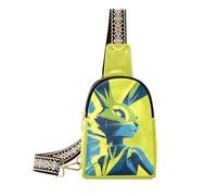 Marsupio a tracolla con coniglio astetico verde alla moda borsa multiuso da donna a tracolla per zaino da giorno, coniglio asetico verde, taglia 1, Coniglio Asthetic Verde, 1 size