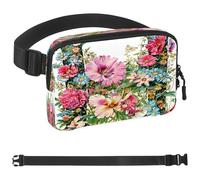 Marsupio a tracolla con lettera H primaverile per donne e uomini, borsa a tracolla con tasche con cerniera, marsupio impermeabile con cinturino regolabile per allenamento, corsa, viaggi,