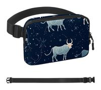 Marsupio a tracolla con palla da tennis, regali per godersi sport, festival, allenamento, viaggi, corsa, portafogli casual a mani libere, marsupio per telefono, Multicolore 20, 1.5x9.0x5.9in/4x23x15cm
