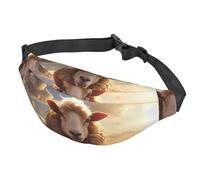 Marsupio a tracolla con pecore australiane, multifunzionale, grande, per uomini e donne, sport all'aria aperta, viaggi, alla moda e portatile, Come nella foto, Taglia unica, Zaino da escursionismo