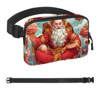 Marsupio a tracolla con scritta "The God of Wealth", regalo per godersi sport, festival, allenamento, viaggi, corsa, portafogli casual a mani libere, marsupio per telefono, Multicolore 01,