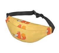 Marsupio a tracolla con semi di girasole e volpi, multifunzionale, grande, per uomini e donne, sport all'aria aperta, viaggi, alla moda e portatile, Come nella foto, Taglia unica, Zaino da
