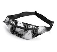 Marsupio a tracolla con stampa astronave aliena, alla moda, con cinghia regolabile, per uomo e donna, da viaggio, Stile:, 36*15cm, MHXYZHW