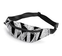 Marsupio a tracolla con stampa della bandiera di Porto Rico, alla moda, con cinghia regolabile, per uomo e donna, da viaggio, Stile:, 36*15cm, MHXYZHW