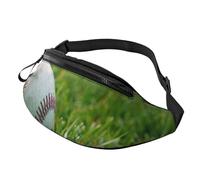 Marsupio a tracolla con stampa di palla da baseball e softball, per uomo e donna, con cinghia regolabile, per escursionismo, corsa, viaggi, ciclismo
