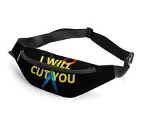 Marsupio a tracolla con stampa "I Will Cut You", alla moda, con cinghia regolabile, per uomo e donna, da viaggio, Stile:, 36*15cm, MHXYZHW
