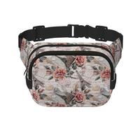 Marsupio a tracolla con stampa Torre Eiffel, unisex, quadrato, doppio strato, accessorio da viaggio per allenamento, nero, taglia unica, Nero, One Size