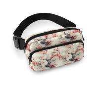 Marsupio a tracolla da donna, con stampa di volpe