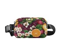 Marsupio a tracolla, da donna, da uomo, con frutto dolce, turchese, grande capacità, Colore 08, 1 Size