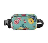 Marsupio a tracolla, da donna, da uomo, con frutto dolce, turchese, grande capacità, Colore 17, 1 Size