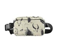 Marsupio a tracolla da donna e uomo, impermeabile, multiuso, per viaggi, corsa, escursionismo, funghi rossi, termitomyces albuminosus, viola, 03, 1 Size